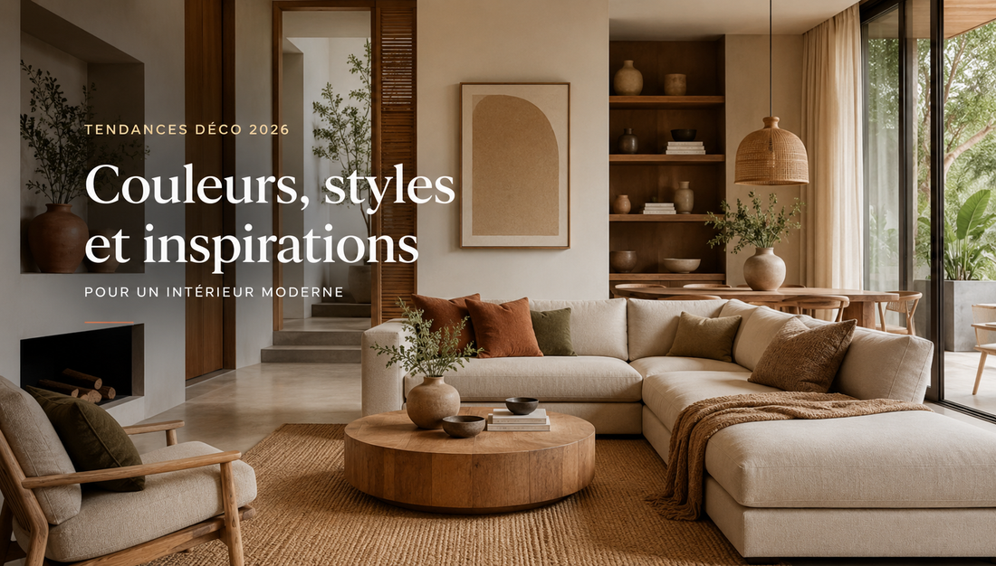 Les tendances déco 2026 : Couleurs, styles et inspirations pour un intérieur moderne DARINOVA