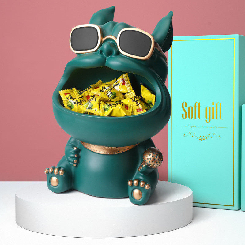 Vide-poche monstre cool — ambiance entrée maison