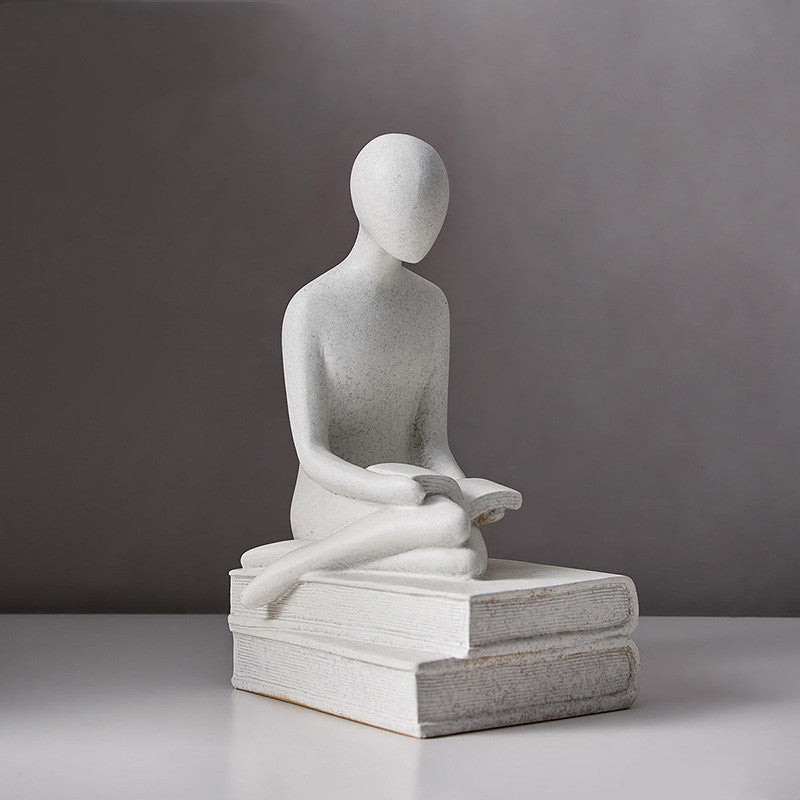 Figurine humaine abstraite — décoration intérieure minimaliste
