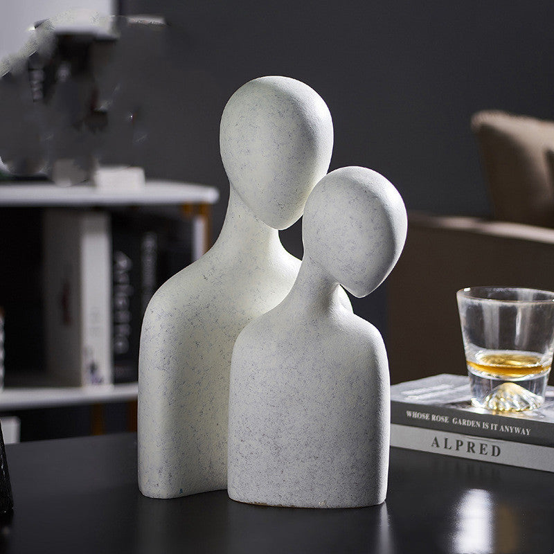 Figurine humaine abstraite — sculpture nordique minimaliste