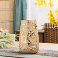 Vase doré premium céramique — pièce maîtresse décoration