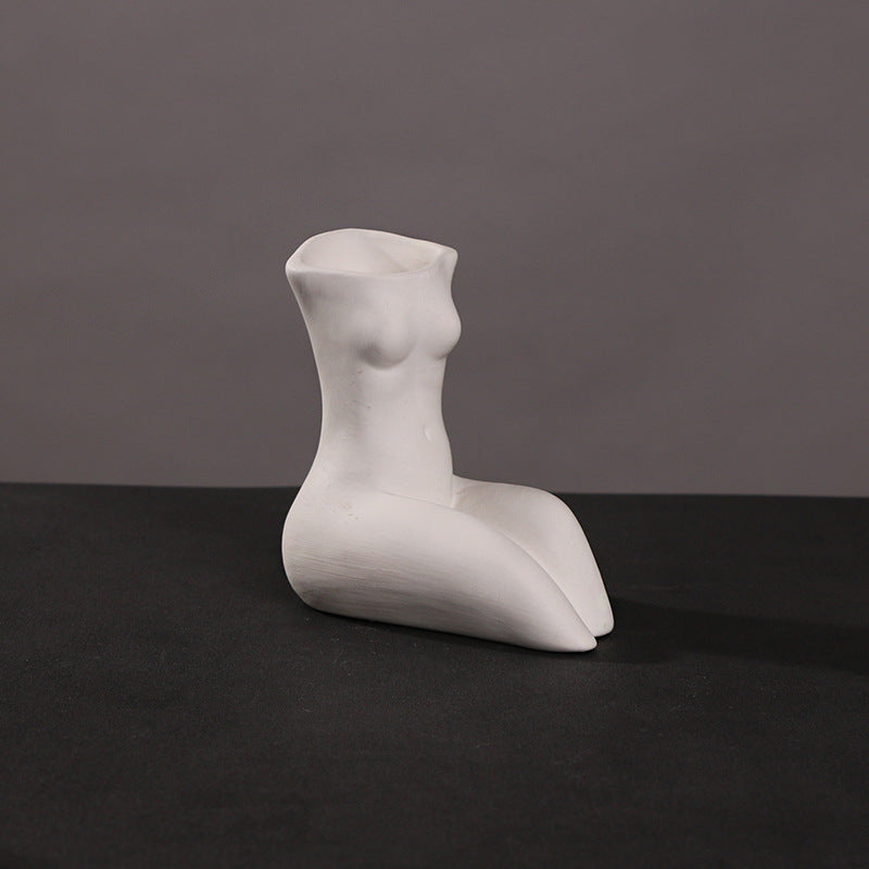 Vase corps féminin porcelaine — plusieurs silhouettes disponibles