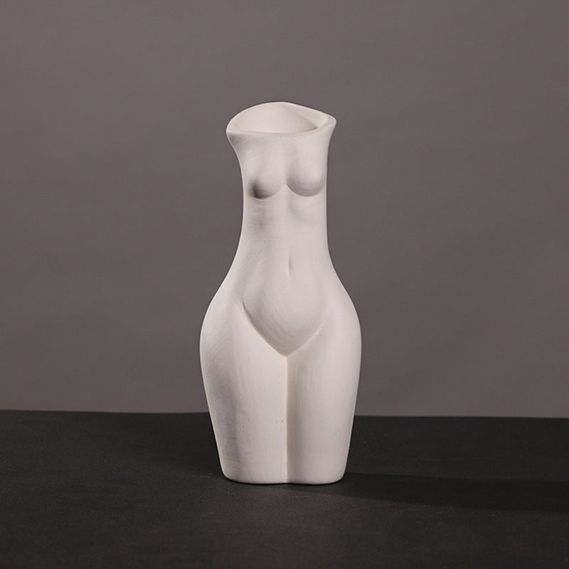 Vase corps féminin céramique — décoration maison artistique