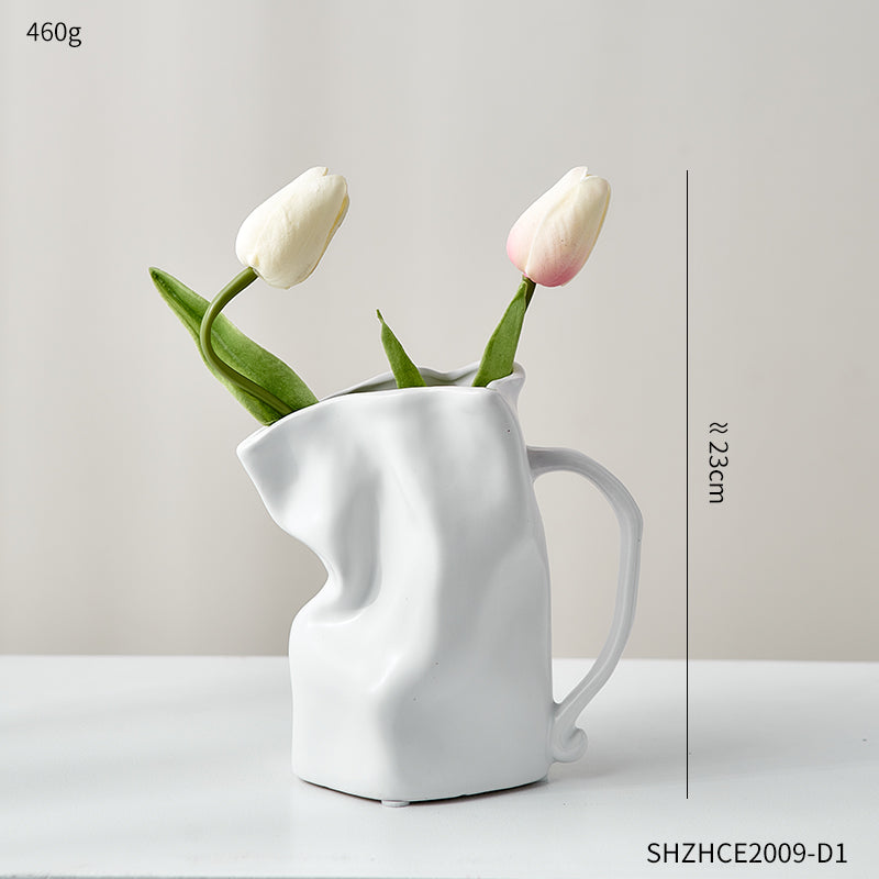Vase céramique sculpté — plusieurs sets disponibles
