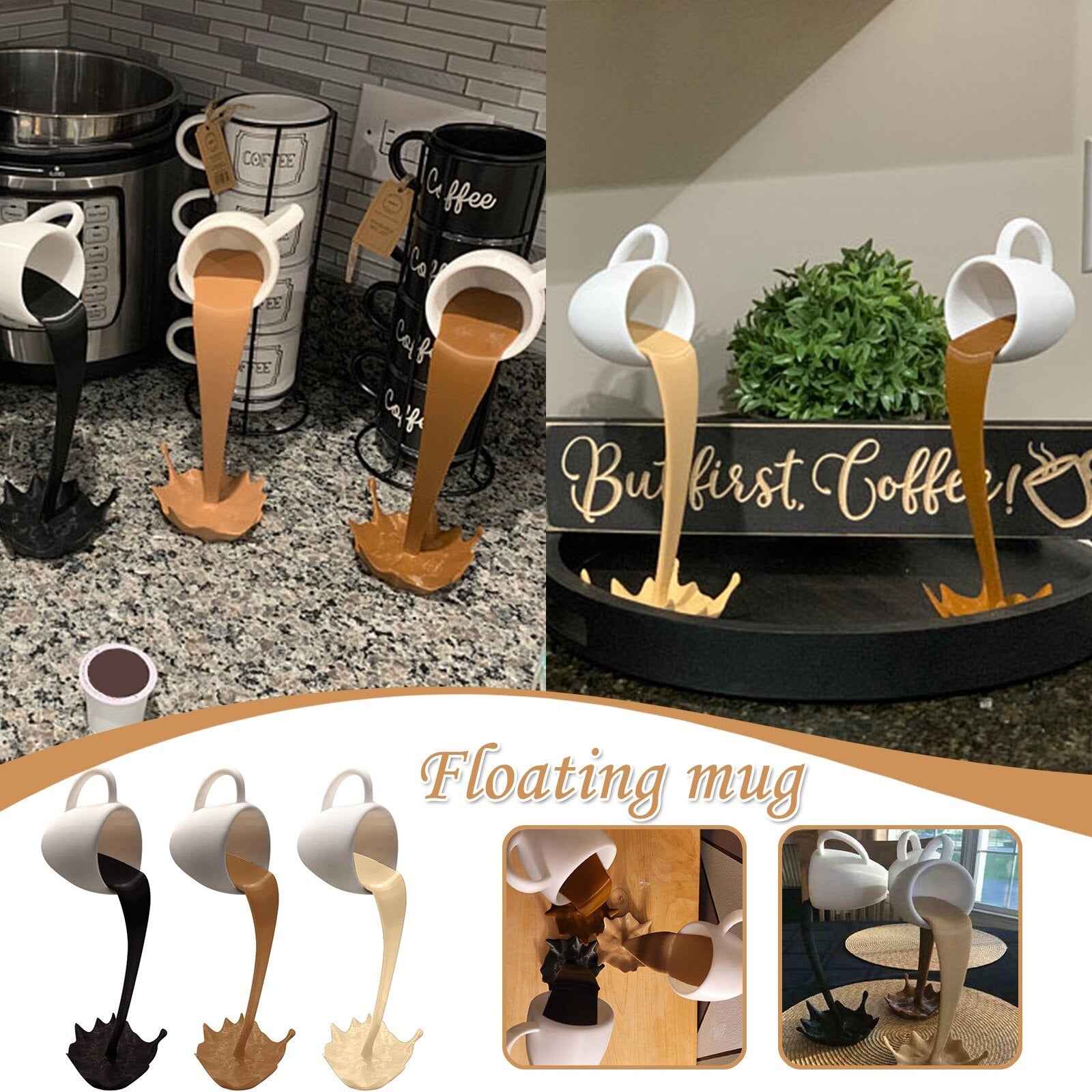 Tasse illusion maison — cadeau original insolite
