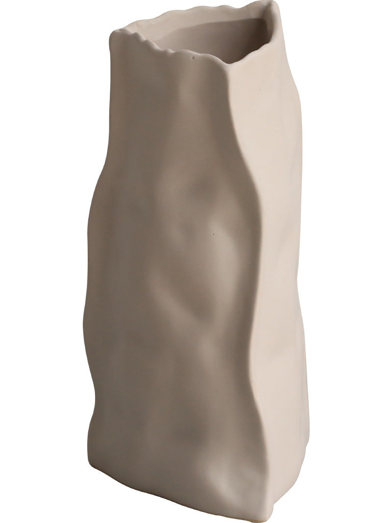 Vase artisanal irrégulier — cadeau décoration maison