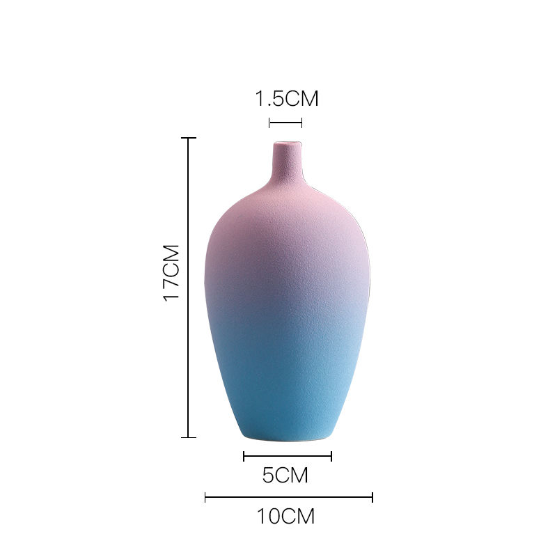Vase céramique dégradé — cadeau décoration moderne