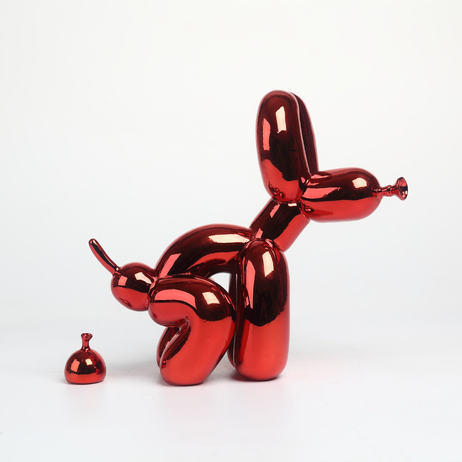 Sculpture balloon dog rouge — décoration intérieure moderne
