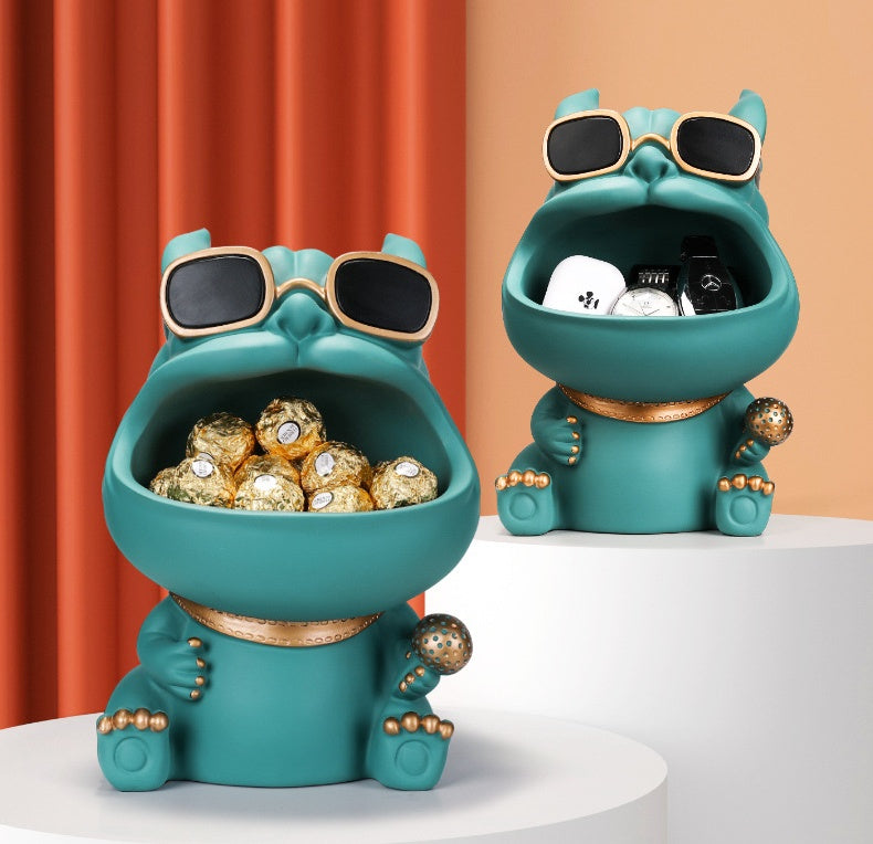 Vide-poche chat monstre — rangement clés décoration